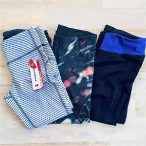 New Balance, Gap,  4 capri workout pants bundle